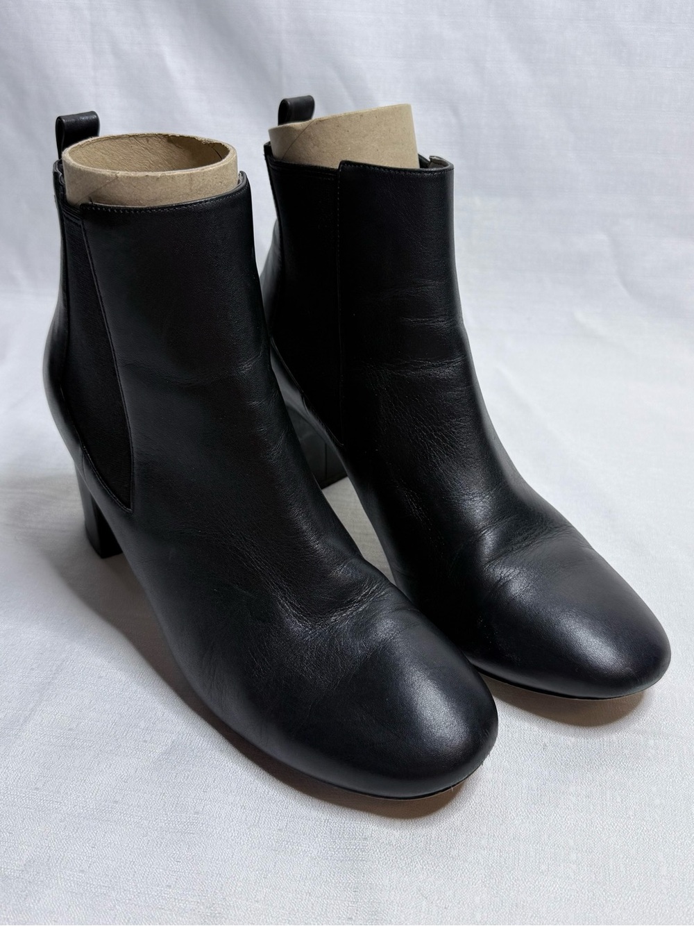 Cole Haan Women’s Black Leather Block Heel Chelsea Ankle Boot size 10 B